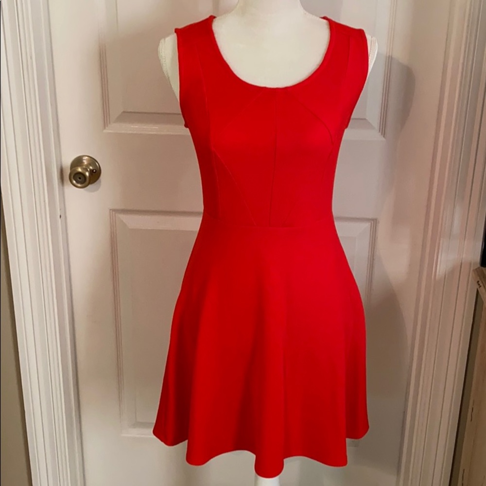 Gianni Bini Coral Skater Dress
